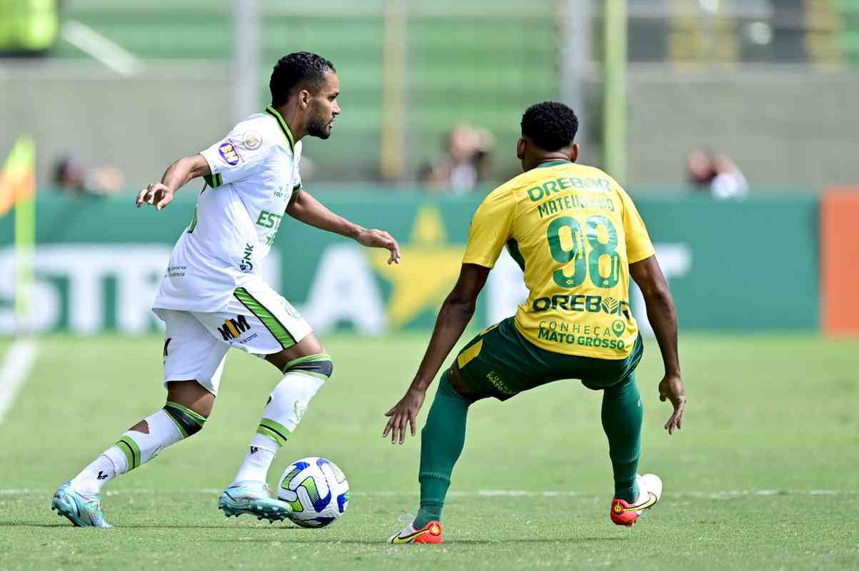 América MG x Cuiabá fotos do jogo pelo Brasileiro Superesportes