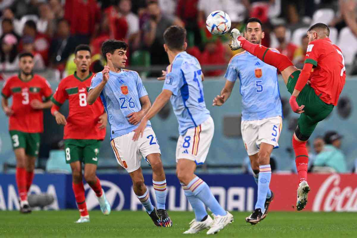 Marrocos X Espanha Fotos Do Jogo Pelas Oitavas De Final Da Copa