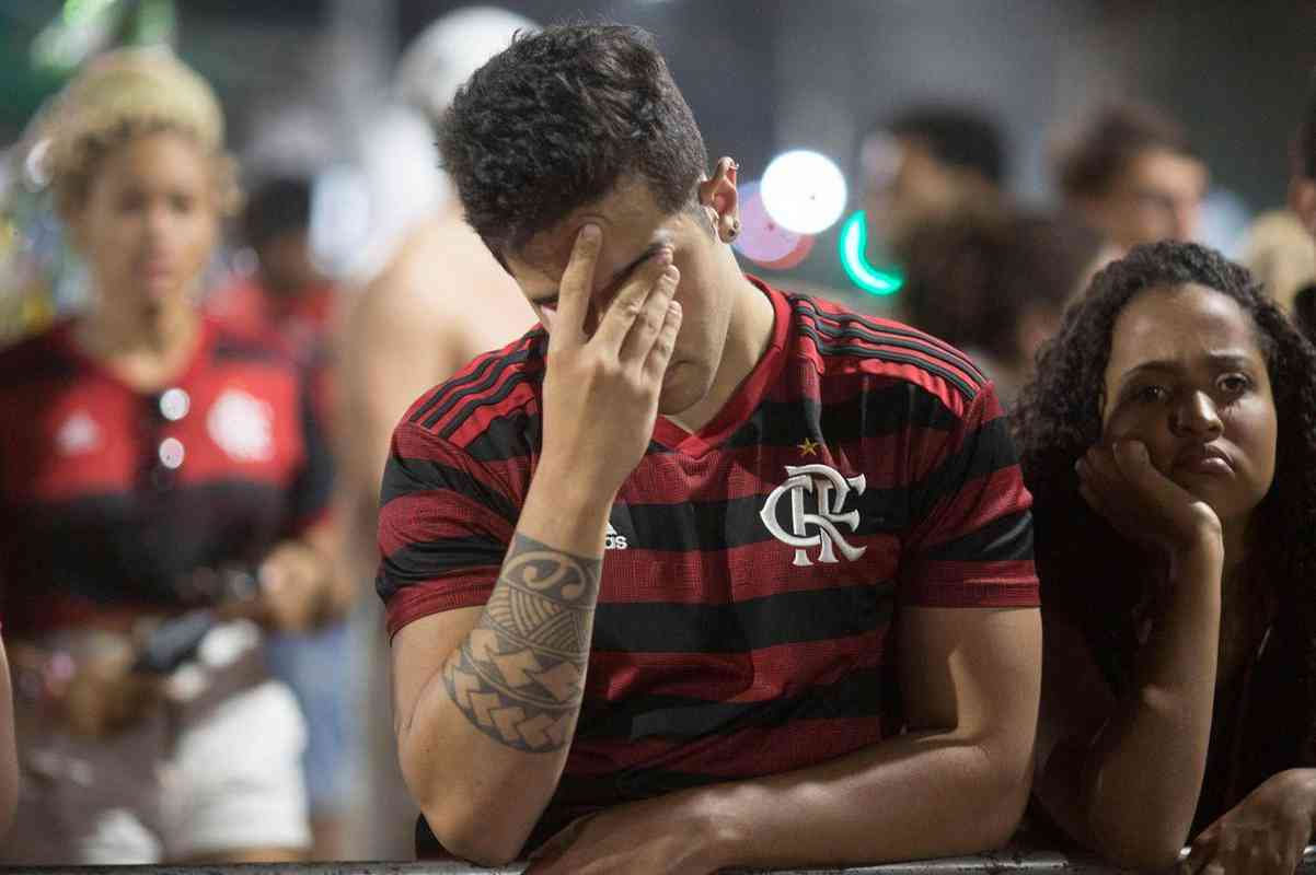 Tristeza Dos Torcedores Do Flamengo Na Derrota Para O Palmeiras