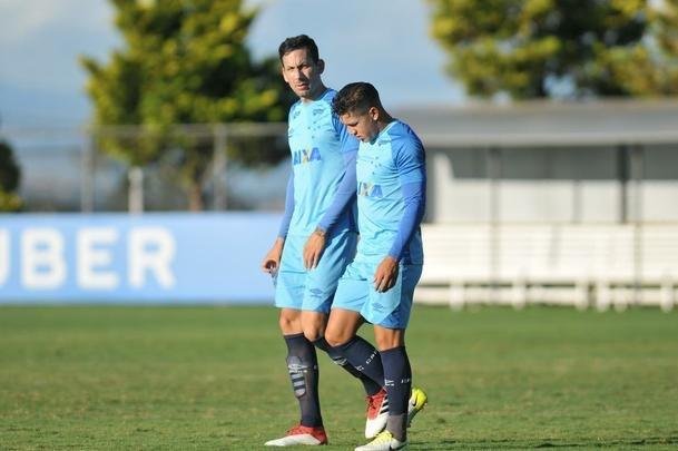 Lucas Romero pelo Cruzeiro na temporada 2018