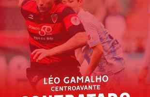 O CRB anunciou a contratao do atacante Lo Gamalho, que estava no Cricima