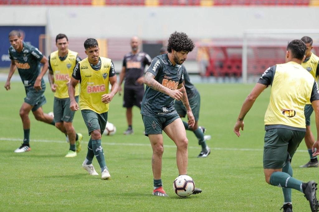 Veja imagens do treino do Atltico no Panam