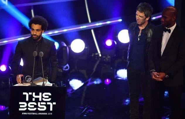 Gol mais bonito - Egpcio Mohamed Salah vence prmio Pusks por gol mais bonito da temporada, marcado sobre o Everton em 2017
