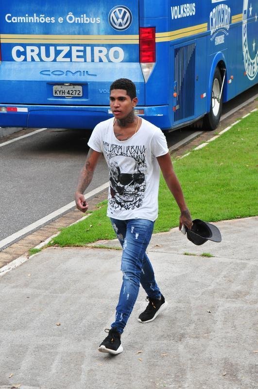 Cruzeiro iniciou temporada 2018 com reapresentao do elenco nesta quarta-feira; na foto, o atacante Raniel