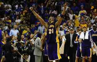 Imagens da vida e da carreira de Kobe Bryant