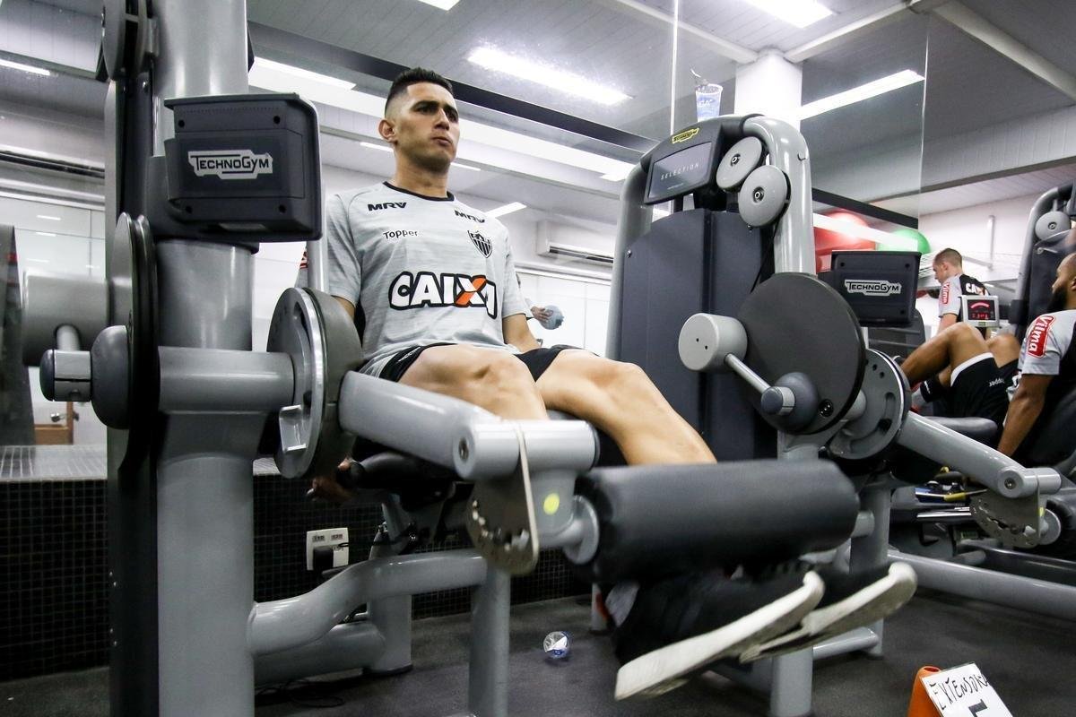 Veja fotos dos jogadores do Atltico no dia da reapresentao