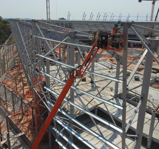 Arena MRV tem previs�o de ficar pronta no fim do ano que vem