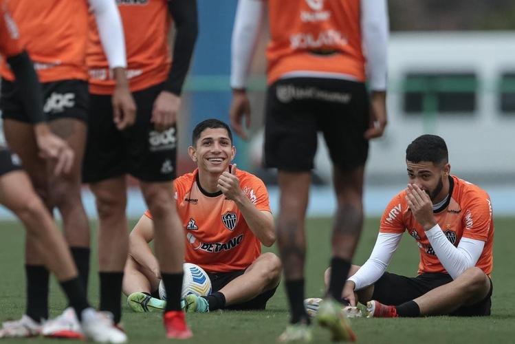 No centro de treinamento do Exrcito, na Urca, no Rio de Janeiro, Atltico realiza ltimo treino antes de encarar o Flamengo pelo Brasileiro