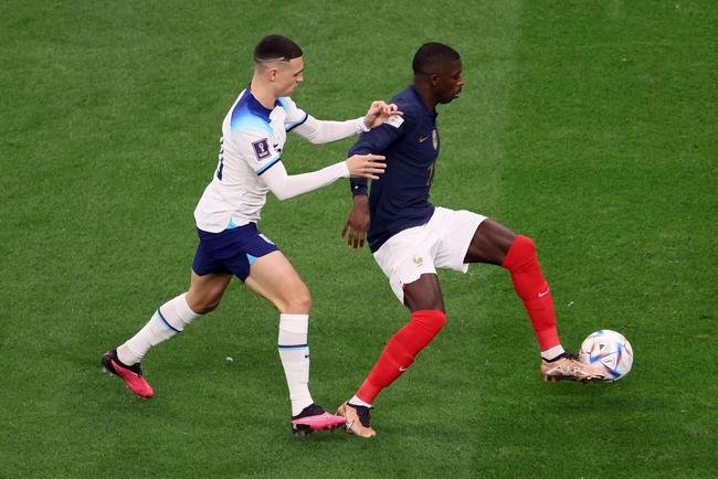 Fotos do duelo entre Inglaterra e Frana, pelas quartas de final da Copa do Mundo, no estdio Al Bayt, em Al Khor