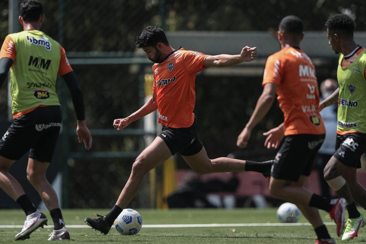 Fotos do treino do Atltico nesta segunda-feira, 13 de setembro de 2021