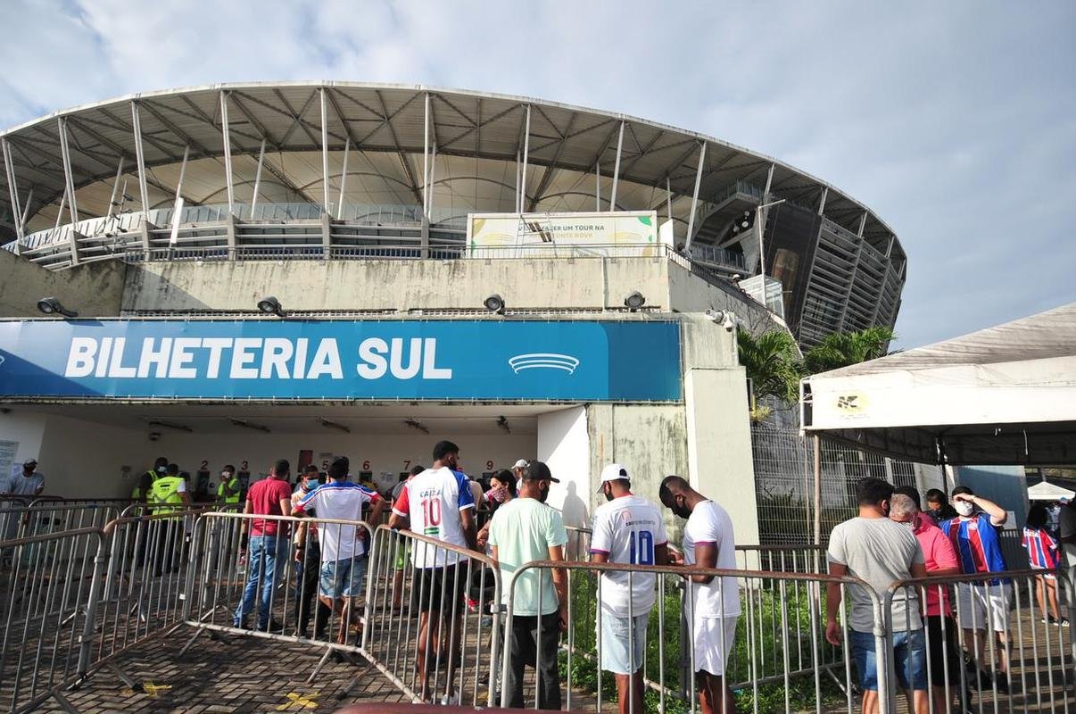 Fotos da Fonte Nova, em Salvador, antes do duelo entre Bahia e Atltico pelo Campeonato Brasileiro