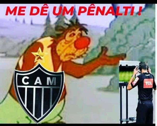 Memes do pnalti marcado para o Atltico diante do Athletic no Mineiro
