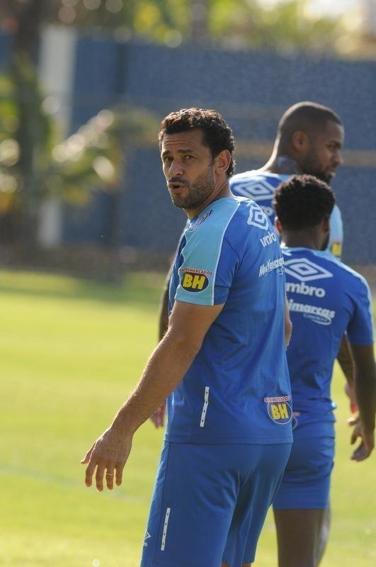 Fotos do treino do Cruzeiro desta quarta-feira, 2 de outubro, na Toca da Raposa II