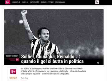 Gazzetta dello Sport fez reportagem sobre os jogadores de futebol que explicitaram posições políticas em campo. Um dos destaques da matéria é o ídolo do Galo