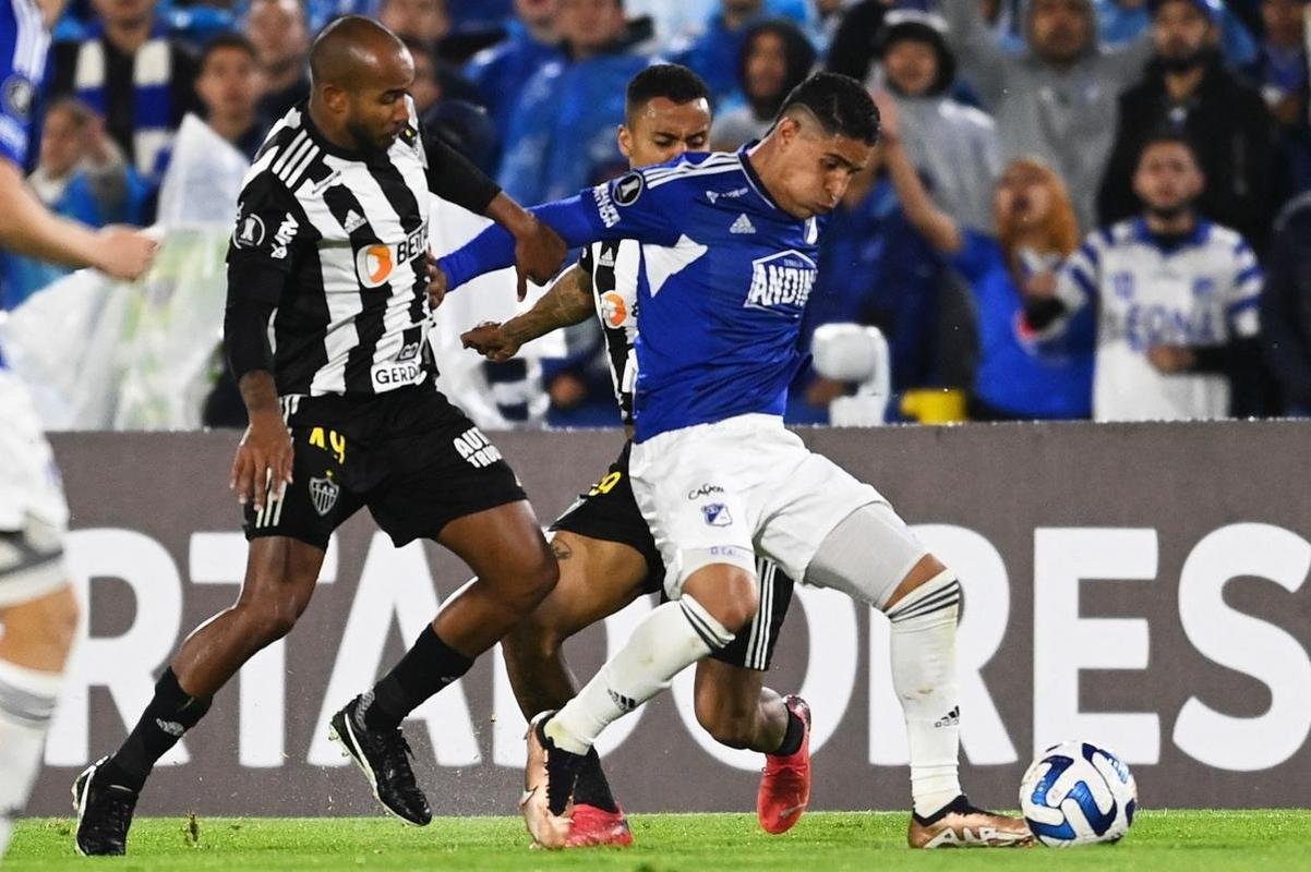 Millonarios e Atltico se enfrentaram nesta quarta pela ida da terceira fase eliminatria da Libertadores