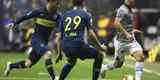 Boca Juniors abriu o placar no primeiro tempo, com um gol de Zárate, após passe de Pérez: 1 a 0