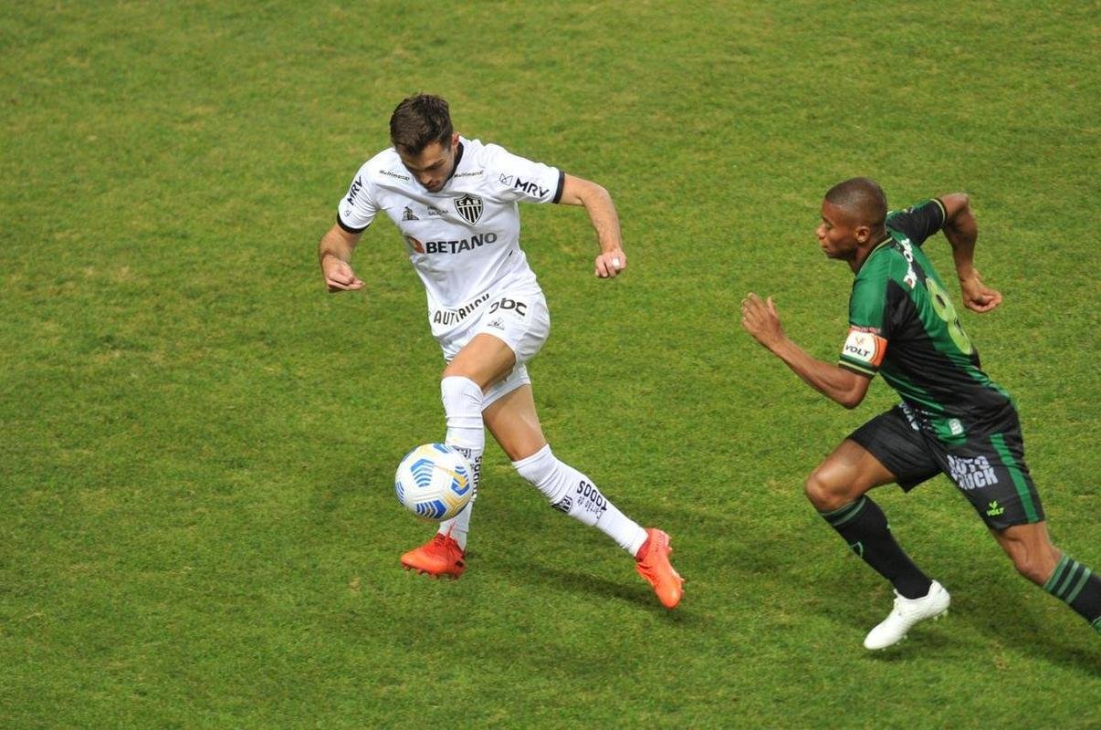 Fotos do jogo entre Amrica e Atltico