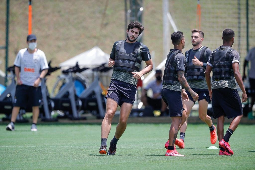 Fotos do treino: Atlético se prepara para enfrentar o Corinthians