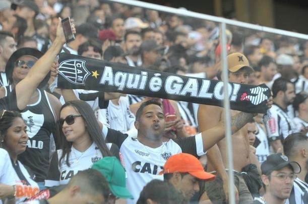 Torcida do Atltico na deciso do Campeonato Mineiro, no Independncia