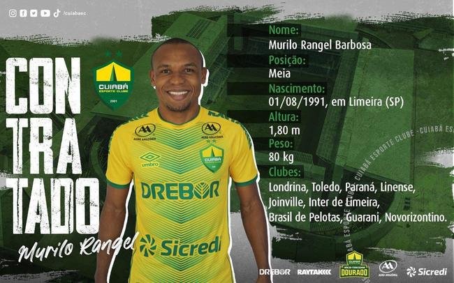 Murilo Rangel, meio-campista (Cuiabá)