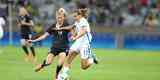 Imagens do duelo entre EUA e Nova Zelndia, no Mineiro, pelo torneio de futebol feminino do Rio 2016