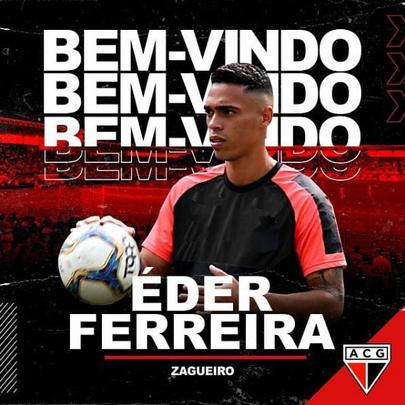 O Atlético-GO anunciou a contratação do zagueiro Éder Ferreira, que estava no Sport