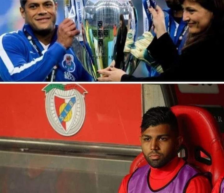 Torcedores de Atltico e Flamengo fizeram memes do conflito entre os atacantes Hulk e Gabigol