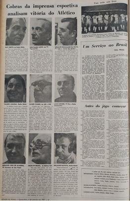 Após a partida, EM publicou análises de 'cobras da imprensa esportiva'.