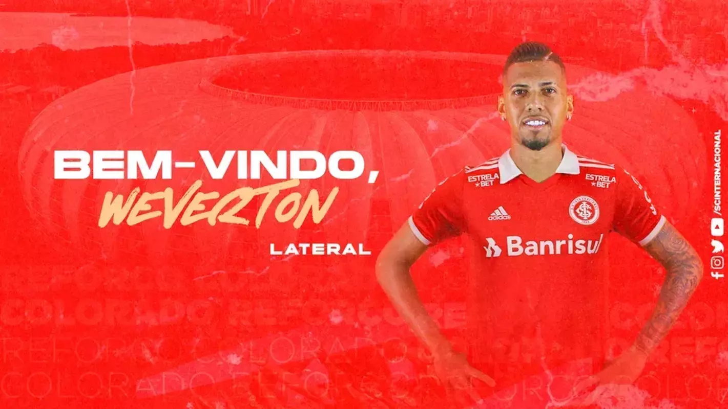 Internacional contratou o lateral-direito Weverton