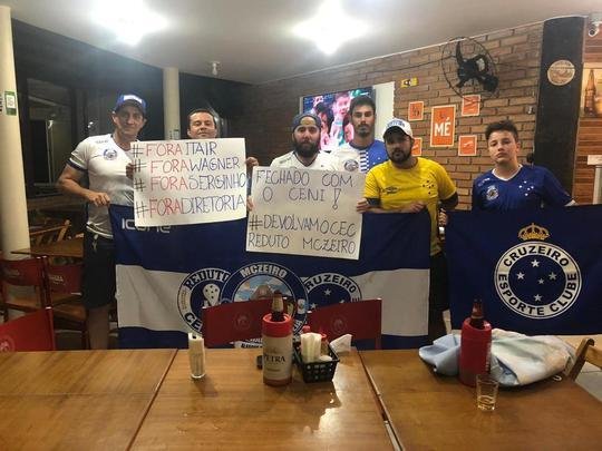 'Redutos Celestes' pelo mundo protestaram contra dirigentes do Cruzeiro