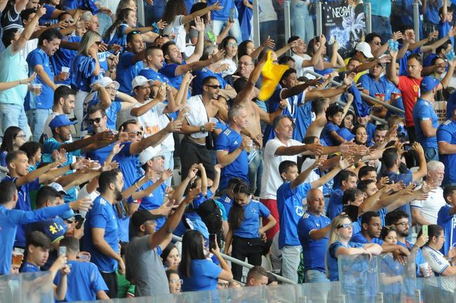 Cruzeiro x Bahia: fotos da torcida da Raposa no Mineiro
