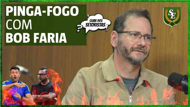 Bob Faria, colunista do Superesportes e do Estado de Minas, participou do quadro Pinga-fogo, no Clube dos Setoristas