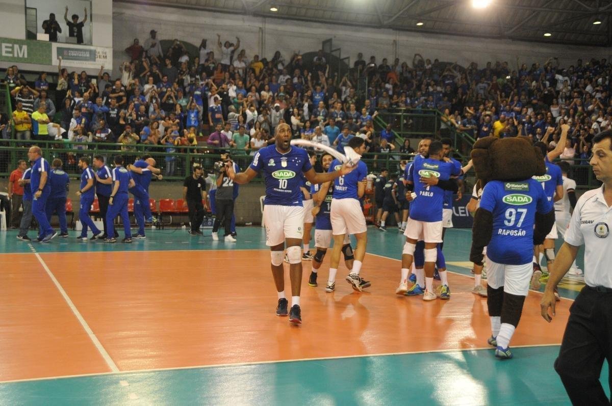 Cruzeiro venceu o Taubat por 3 sets a 1 e garantiu vaga na final da Superliga Masculina