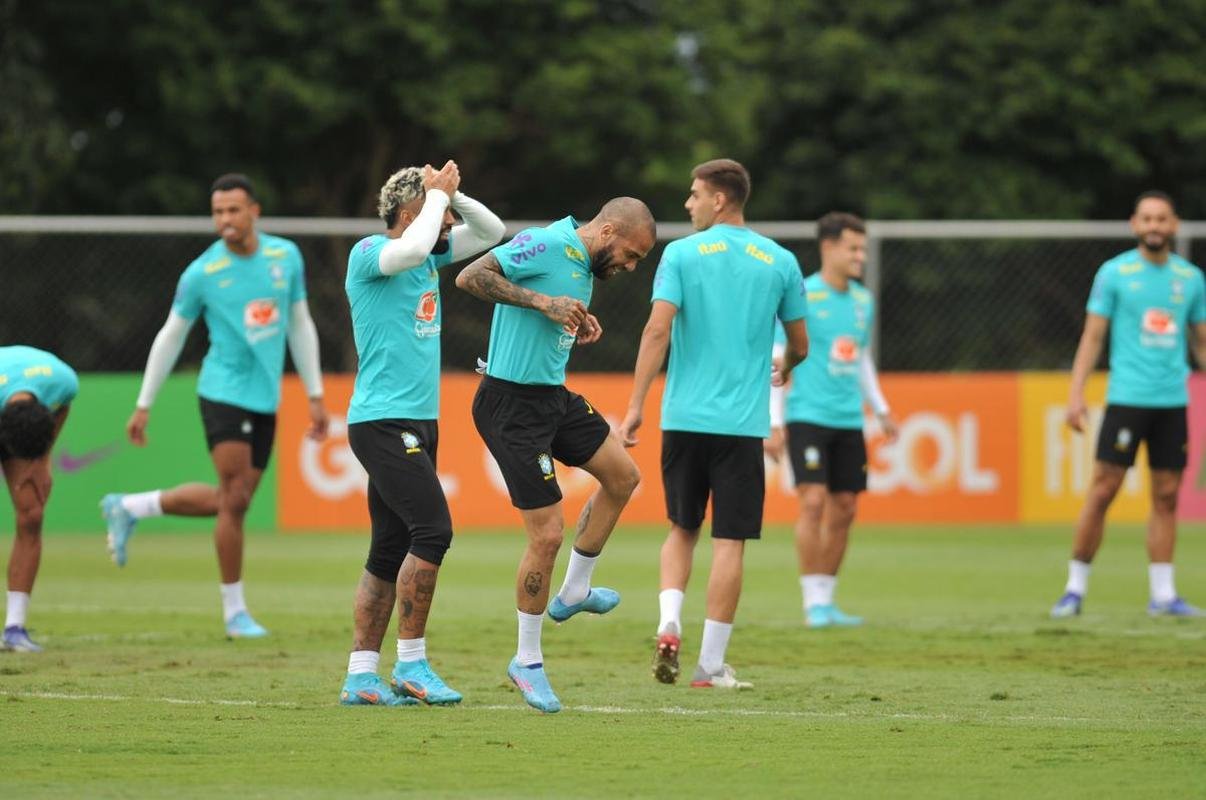 Seleo Brasileira concluiu na Toca da Raposa II, CT do Cruzeiro, em BH, a preparao para enfrentar o Paraguai no Mineiro pelas Eliminatrias da Copa do Mundo do Catar