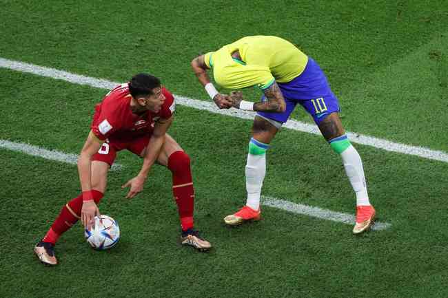 Images of the duel between Brazil and S