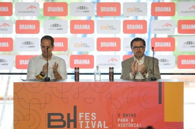  esquerda, o CEO da Arena MRV, Bruno Muzzi