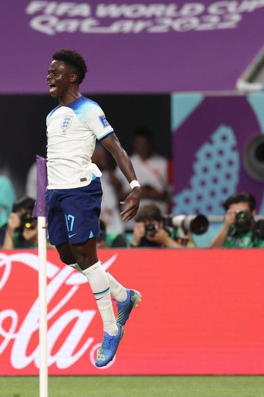 Bukayo Saka (Inglaterra) - 2 gols