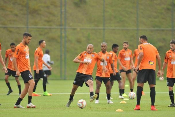 Atltico treinou na tarde desta quinta-feira, na Cidade do Galo
