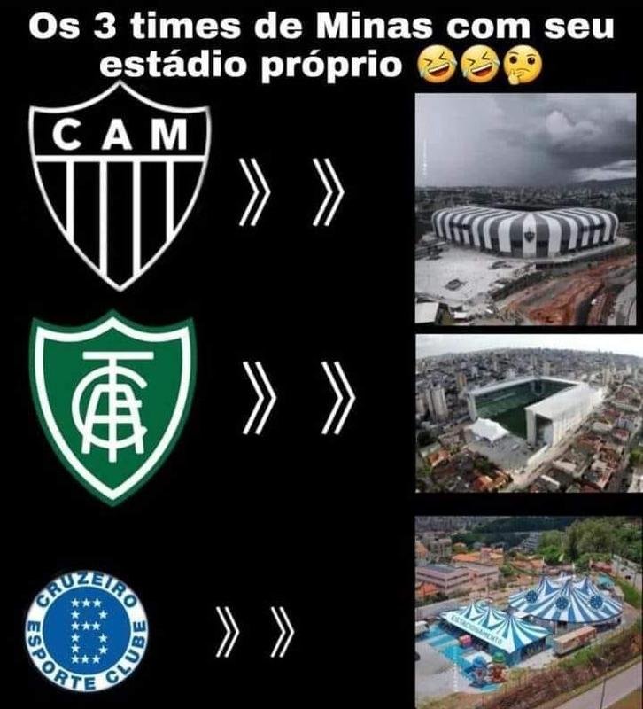 Memes compartilhados por torcedores aps Amrica 1 x 0 Cruzeiro