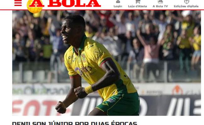 'A Bola' de Portugal garantiu acerto de Denilson com Paços de Ferreira