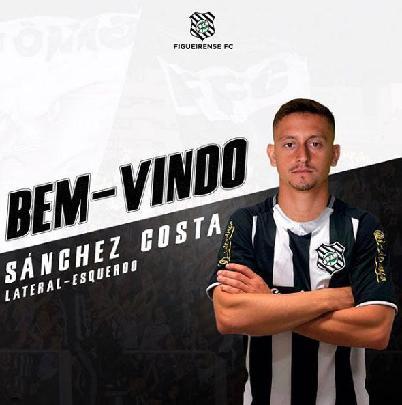 O Figueirense anunciou a contratao do lateral-esquerdo Snchez Costa, que estava no Arouca, de Portugal