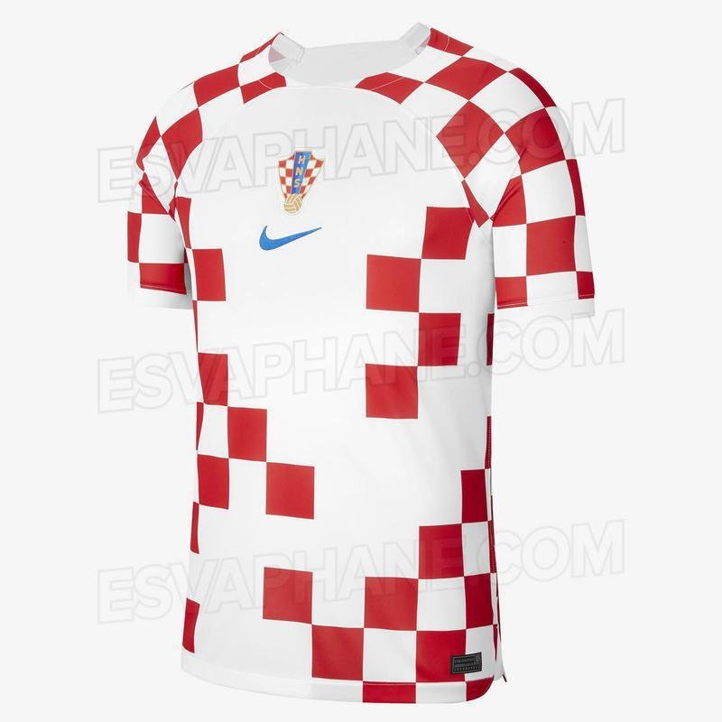 A provvel camisa I da Crocia para Copa do Mundo foi desenvolvida pela Nike e divulgada de forma antecipada pelo portal Esvaphane