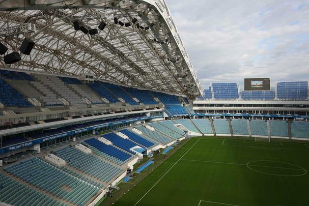 Estádio Fisht foi construído para receber, inicialmente, os Jogos Olímpicos e Paralímpicos de Inverno