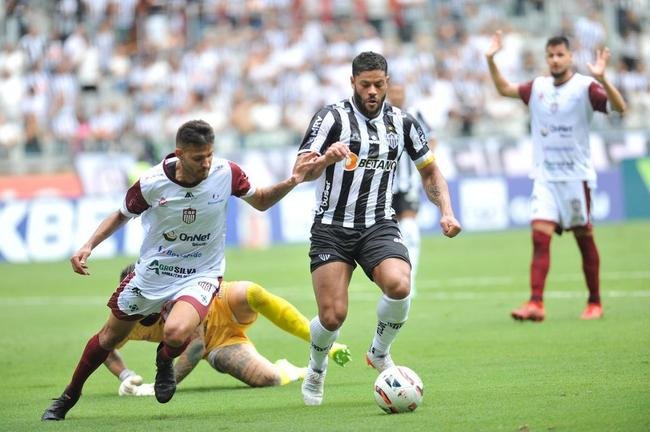 Fotos do jogo entre Atltico e Patrocinense, pelo Campeonato Mineiro