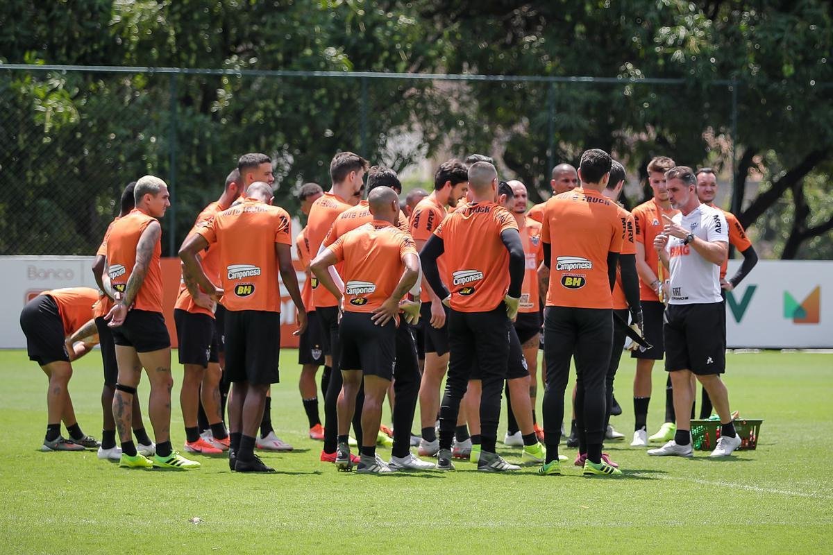 Atltico encerra preparao para encarar o Cruzeiro