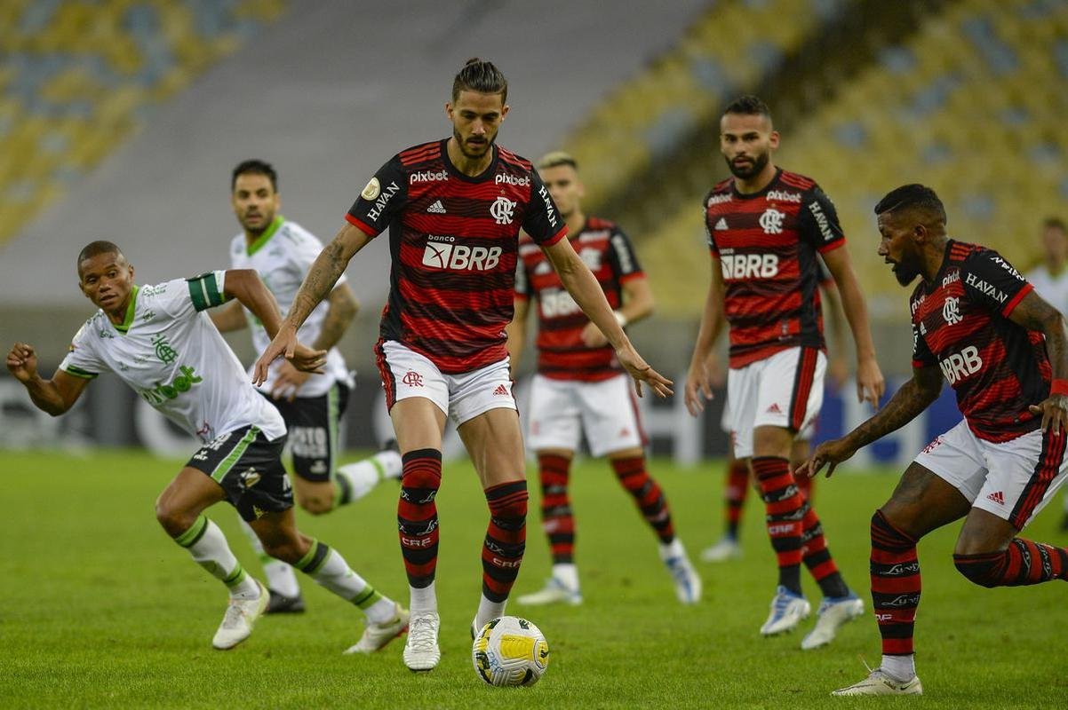 Amrica foi derrotado pelo Flamengo por 3 a 0, no Maracan 