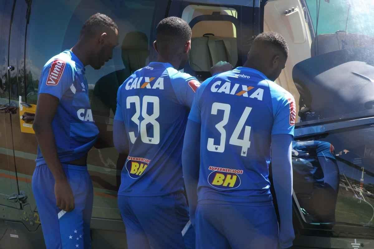 Imagens do treino do Cruzeiro na manh desta quarta-feira, 2 de agosto, na Toca da Raposa II