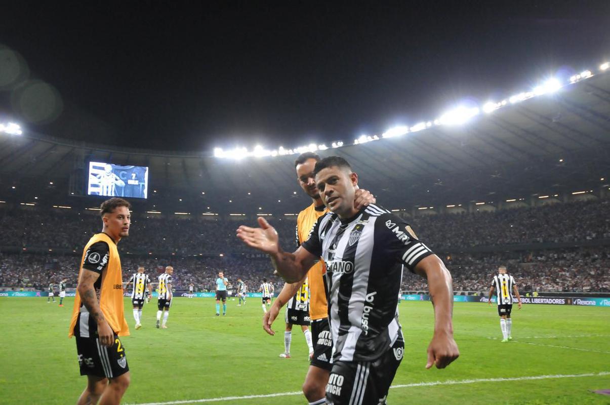 Fotos do jogo de ida das quartas de final da Copa Libertadores, entre Atltico e Palmeiras, no Mineiro