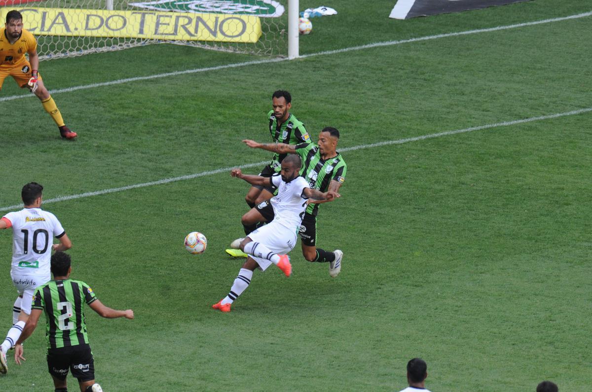 Fotos do jogo entre Amrica e Figueirense, pela Srie B