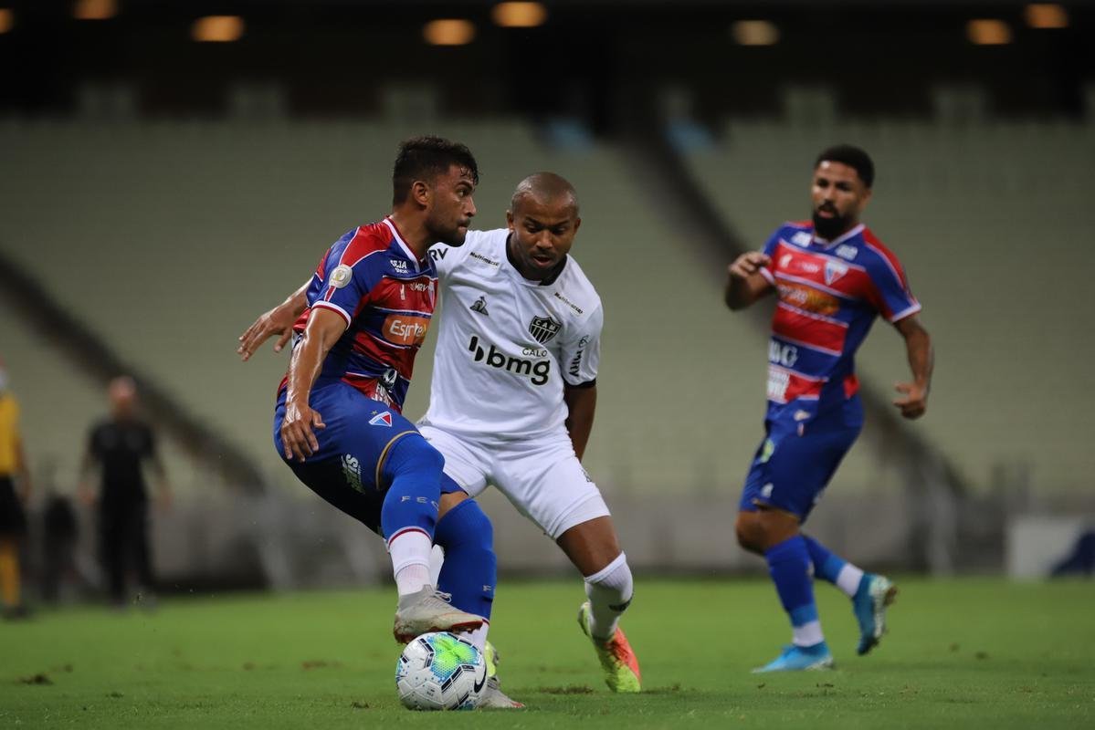 Atltico perdeu por 2 a 1 para o Fortaleza, no Castelo